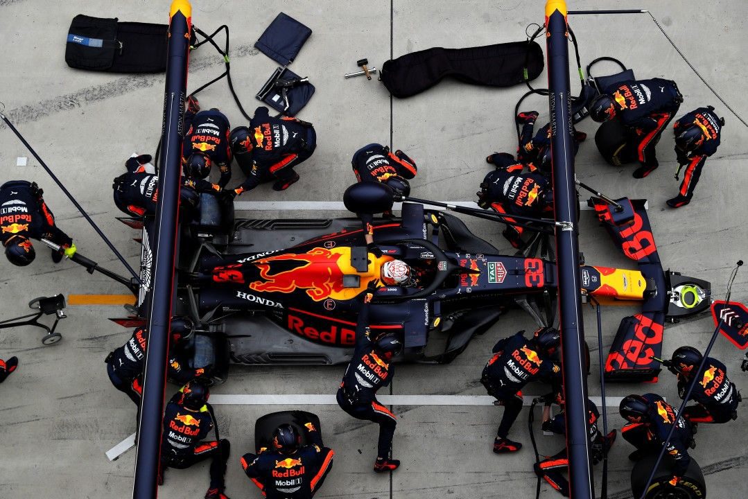 Pit stop de Fórmula 1